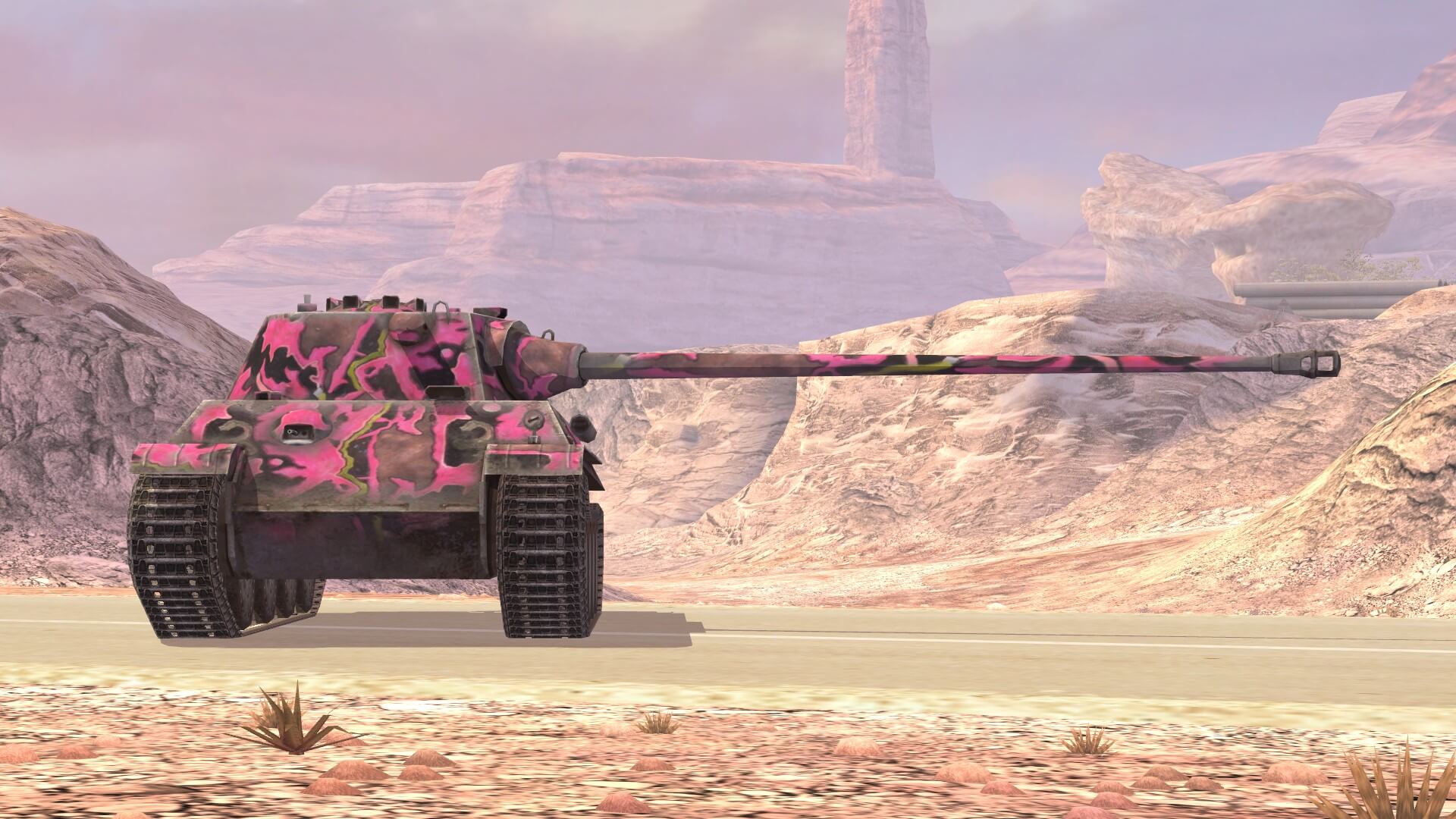 Машина танк 2024. Реалистичные бои WOT Blitz. Розовые танки в пустыне. Розовый танк в пустыне. Розовый танк блиц.